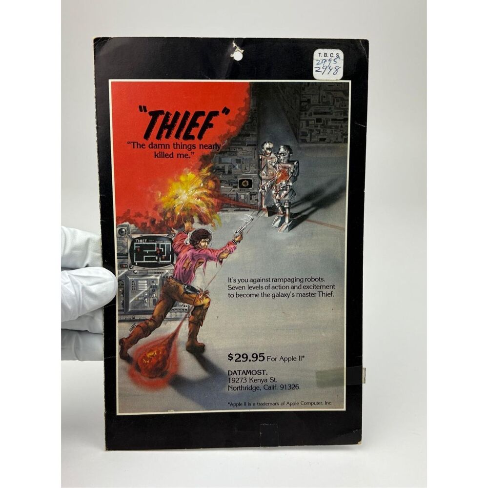1981 Thief Software by Datamost for Apple II and Apple II Plus EY2442